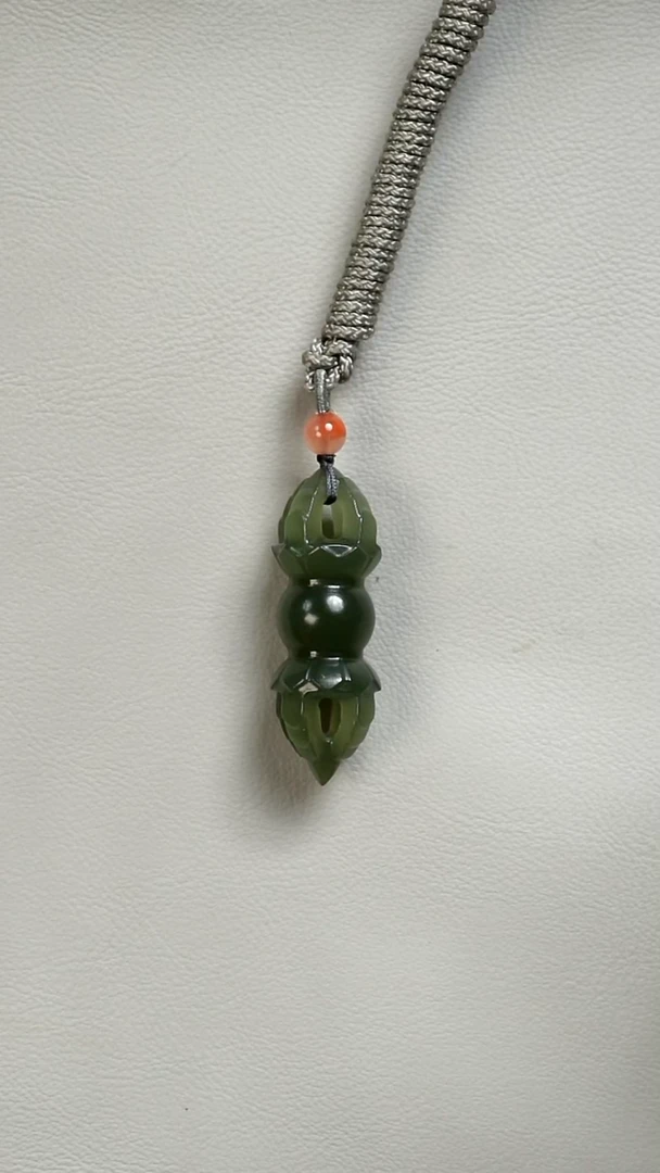 未镶嵌和田玉挂件金刚杵