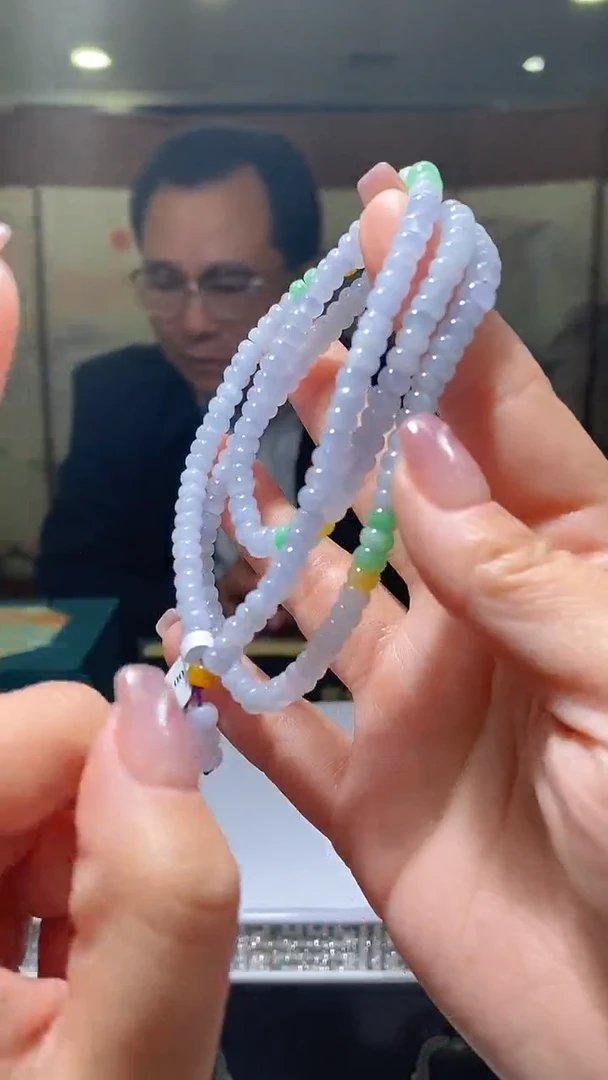 【闪购商品】定制翡翠未镶嵌38/0209/W/珠链