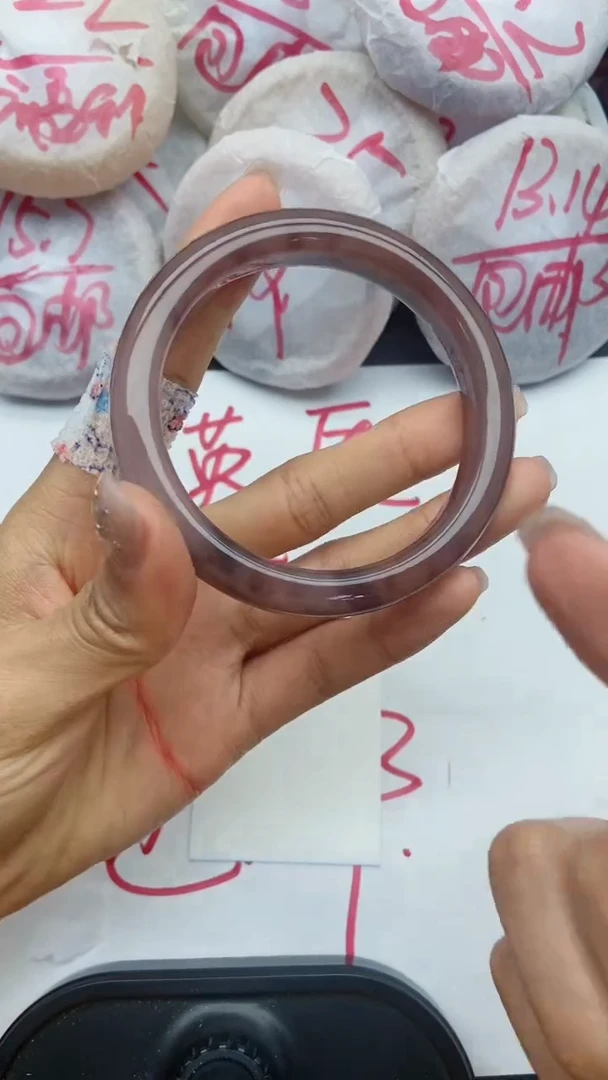 未镶嵌手镯石英质玉A309+59.6