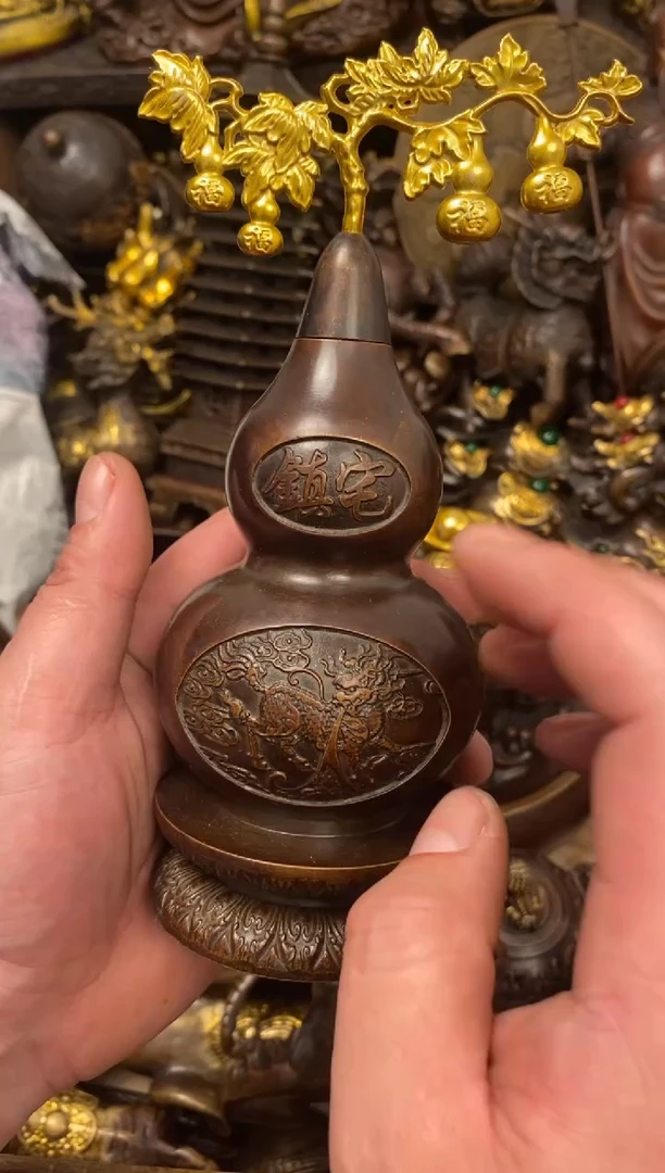 案台摆件 物品摆件 纯铜