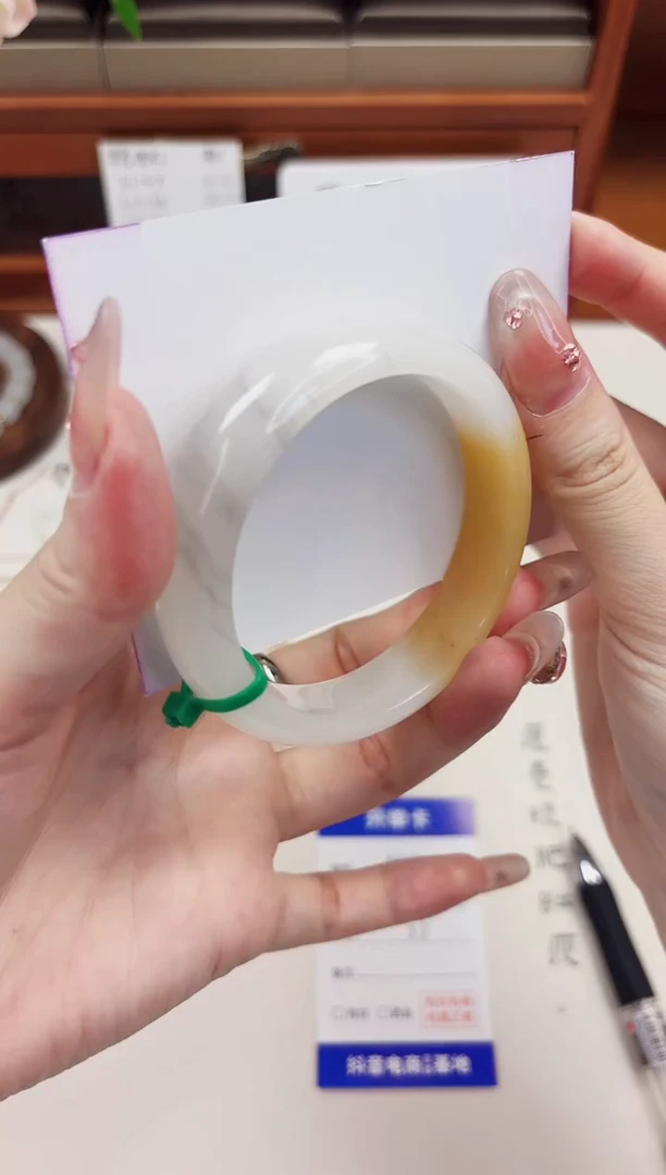 石英质玉手镯未镶嵌425-财气镯-圈口54