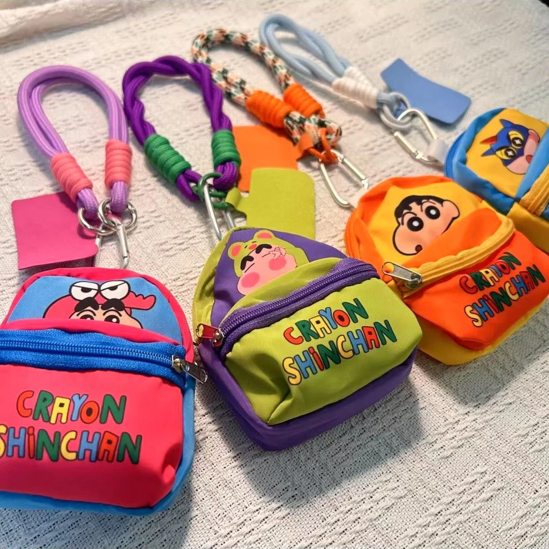 可放口红耳机零钱包小新爆款手机书包挂件背包防丢挂绳蓝牙收纳袋