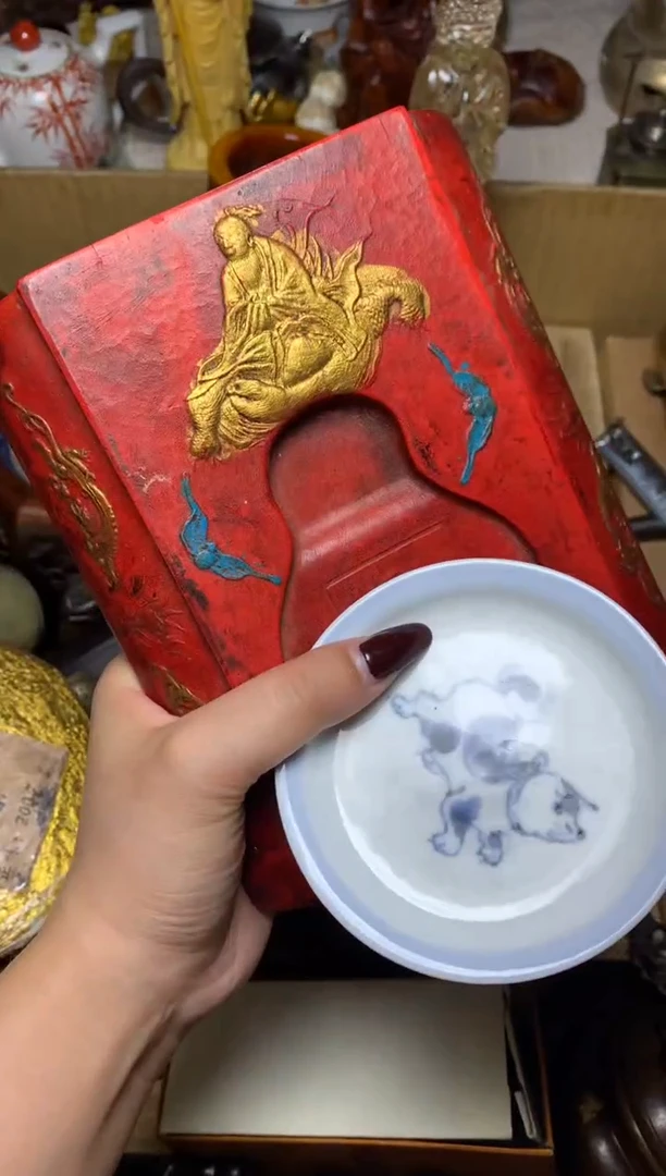 紫砂盖碗瓷器默认微瑕瓷器