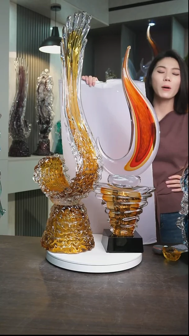 琉璃艺*?琥珀金色风生水起+扬帆起航