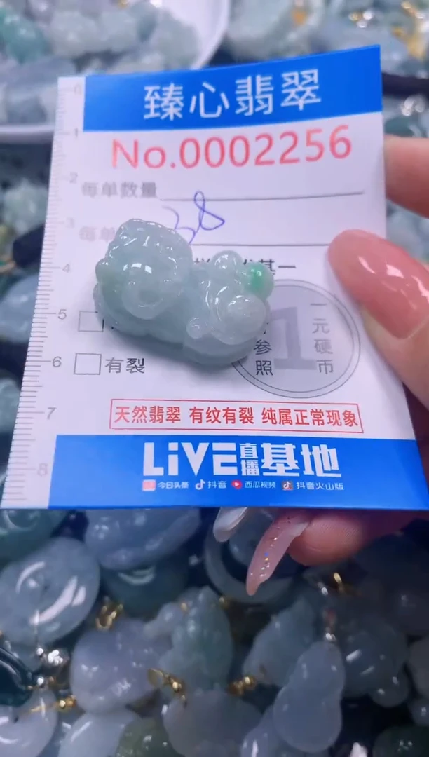 翡翠未镶嵌颈饰2256