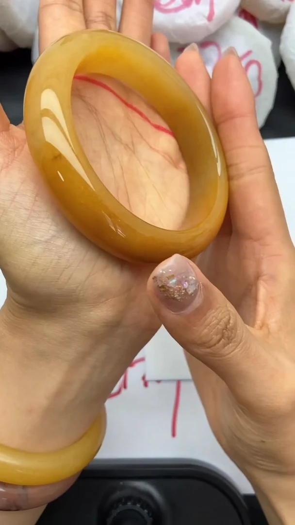 未镶嵌手镯石英质玉A2+60.5