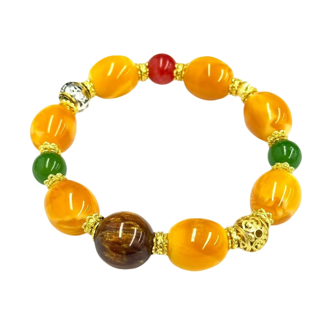 s1653-国风设计款气质款圆珠多宝手串-赠礼盒