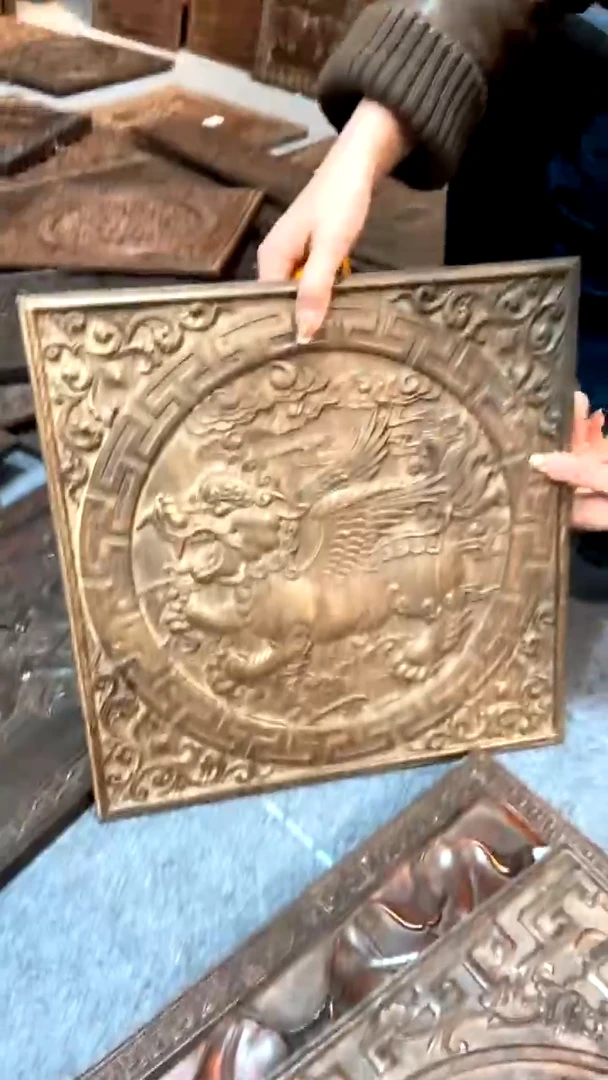 【闪购商品】木A紫檀雕刻板一物一拍以直播间为准