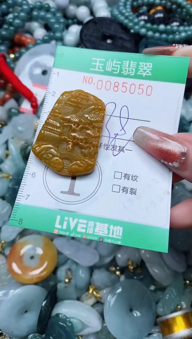 【闪购商品】翡翠颈饰未镶嵌闪购0085050多样性发其一