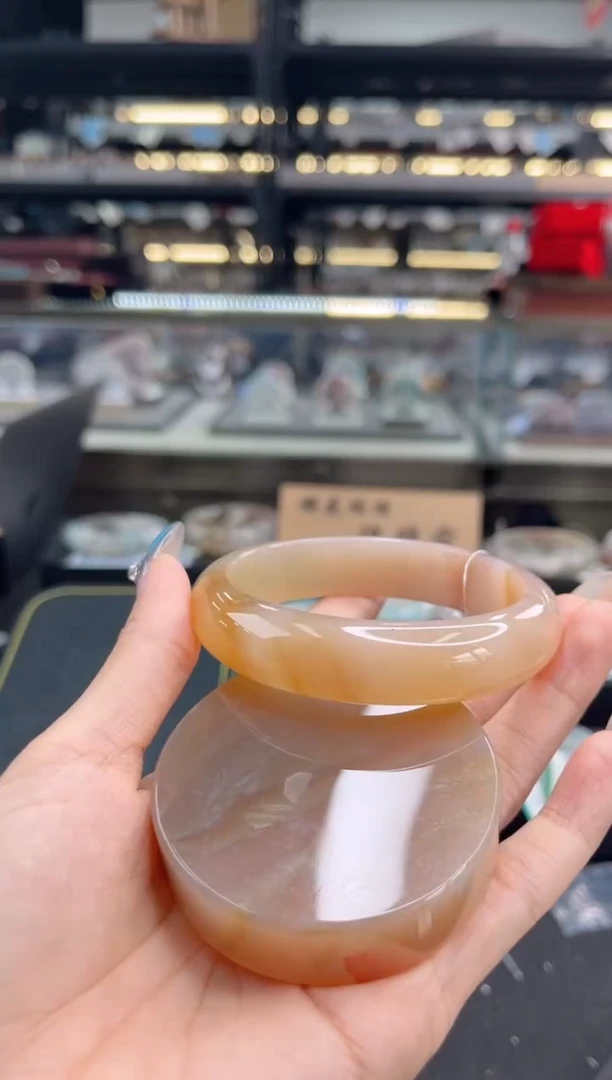 石英质玉手镯未镶嵌62圈口 （赠品镯心）3889352