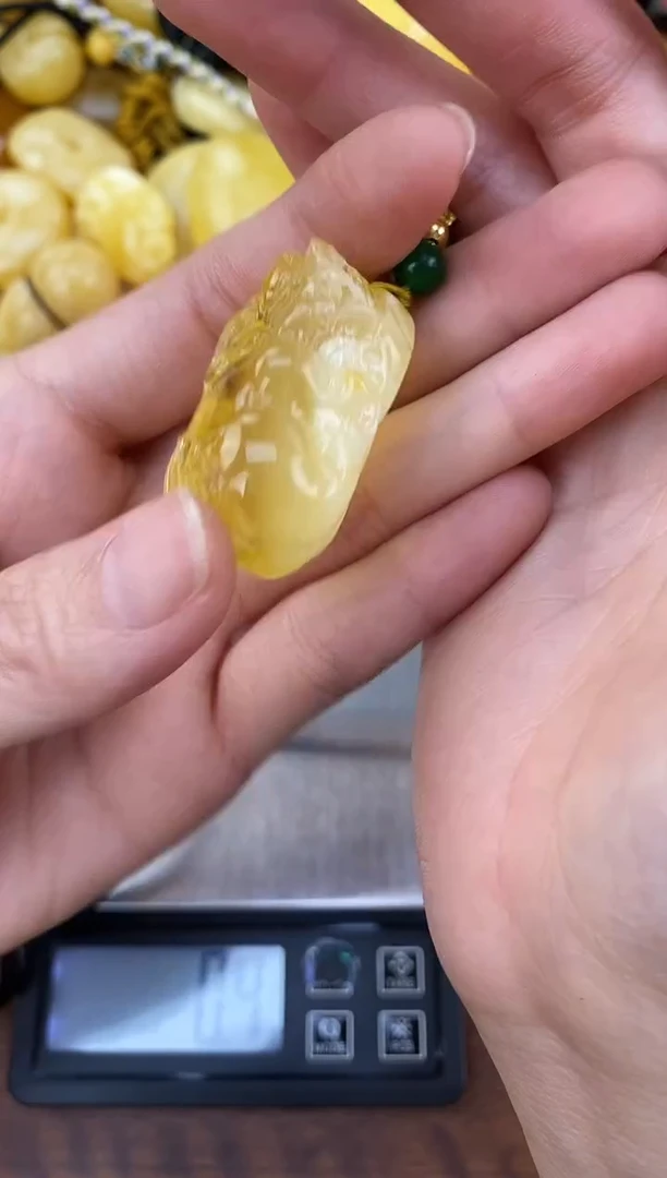 裸石琥珀未镶嵌天然琥珀蜜蜡