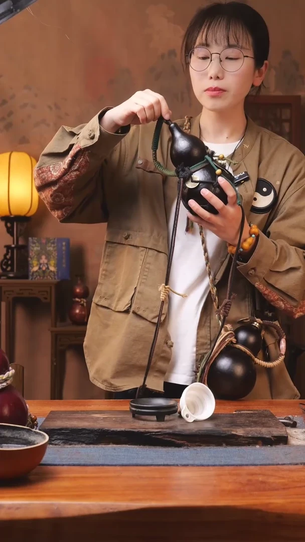 【闪购商品】127号精品大漆葫芦防腐防渗装水茶酒