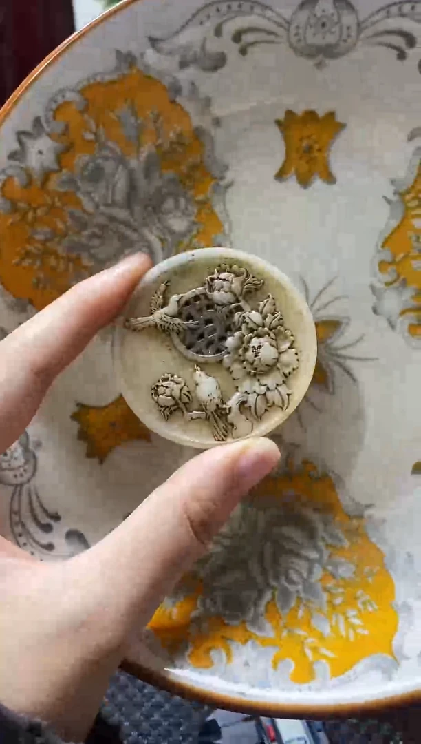 瓷片瓷片 瓷器 摆件 1个