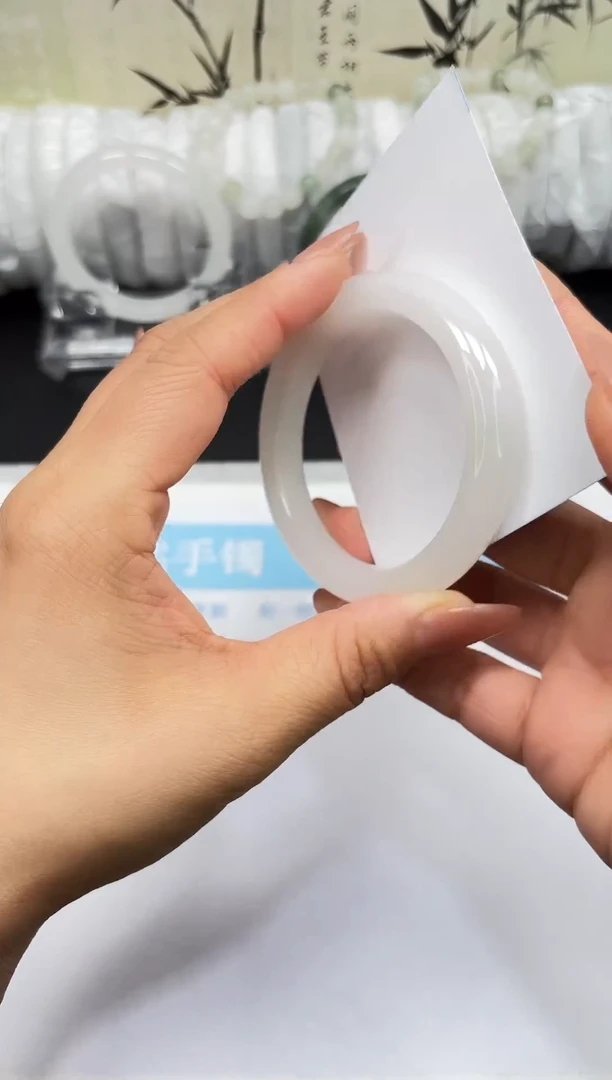 未镶嵌手镯石英质玉A8-54/55/56