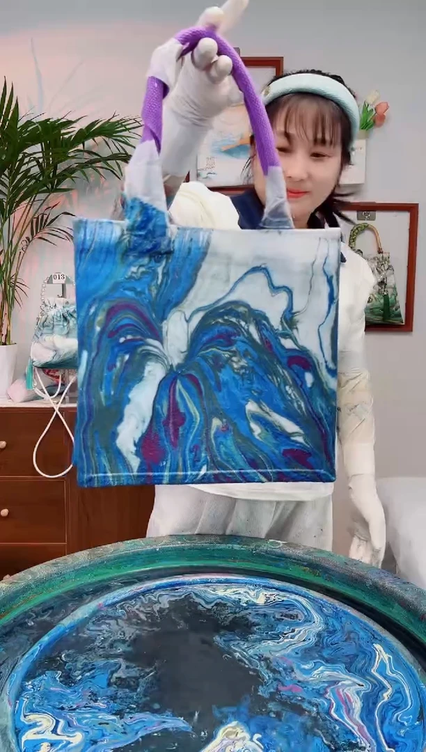 绢本星空拉花中号托特60