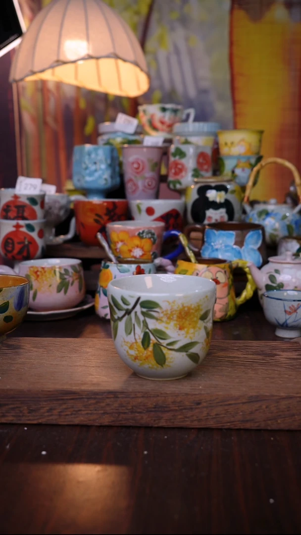 杯子泥垚手作 景德镇手工手绘陶瓷器物