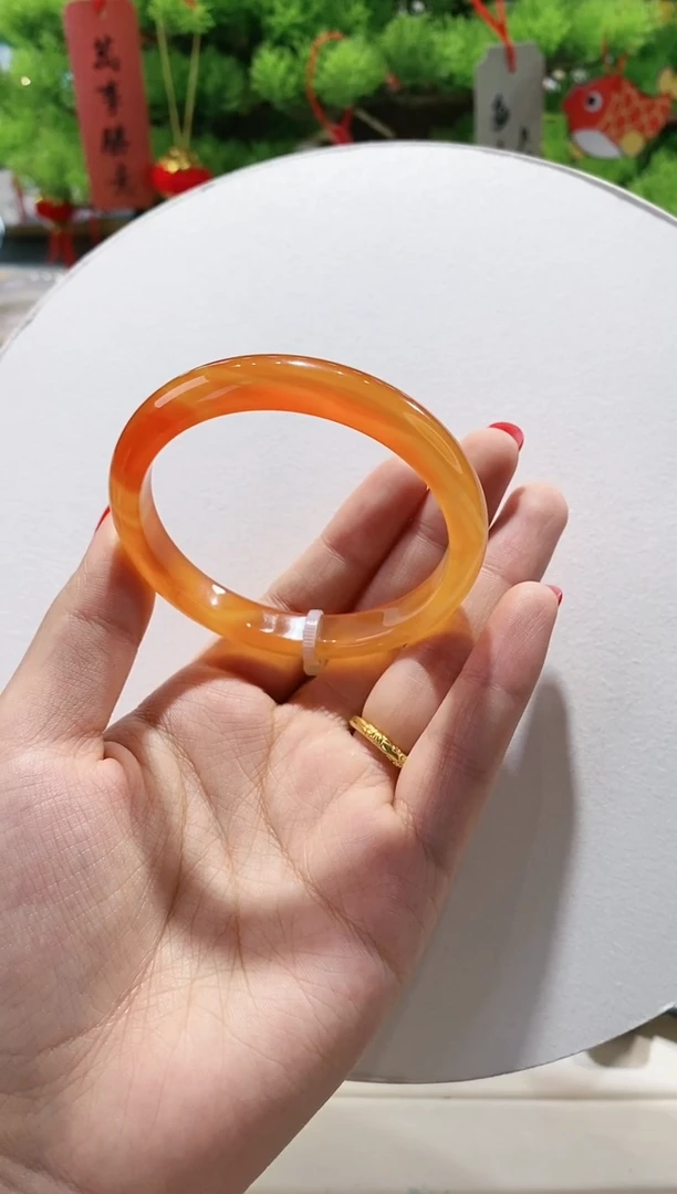 【闪购商品】玛瑙/玉髓手镯未镶嵌41-54.7