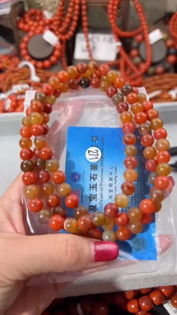 【闪购商品】南红玛瑙手串未镶嵌8+