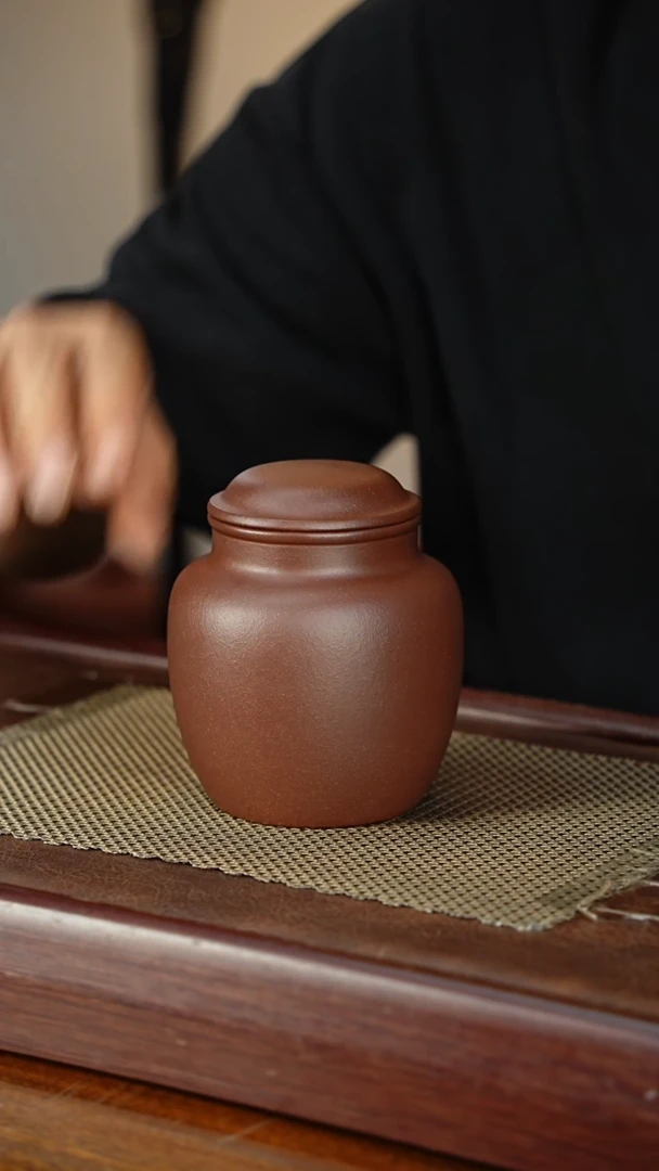 宜兴原矿紫砂茶叶罐