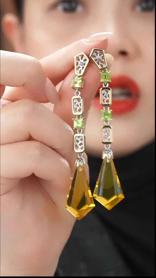 琥珀吊坠(不含链)未镶嵌精品金珀耳饰