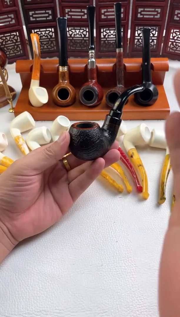 石楠木纯手工意大利石楠木烟斗-262