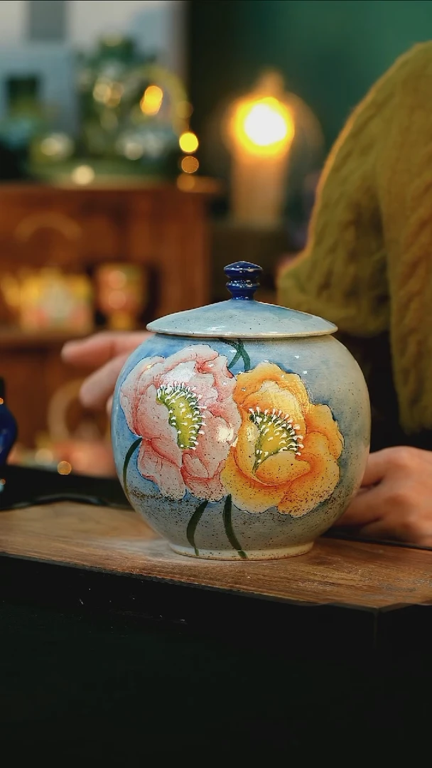 【闪购商品】杯手绘心瓷陶瓷浮力