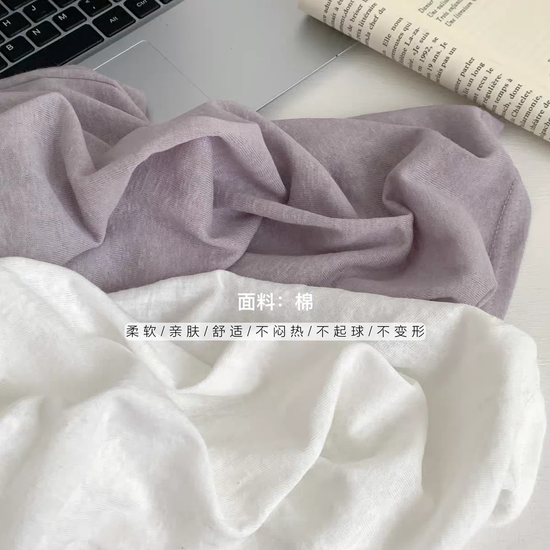 美式长袖防晒小鹿乱撞印花薄款罩衫t恤女百搭春夏新款雪花棉上衣