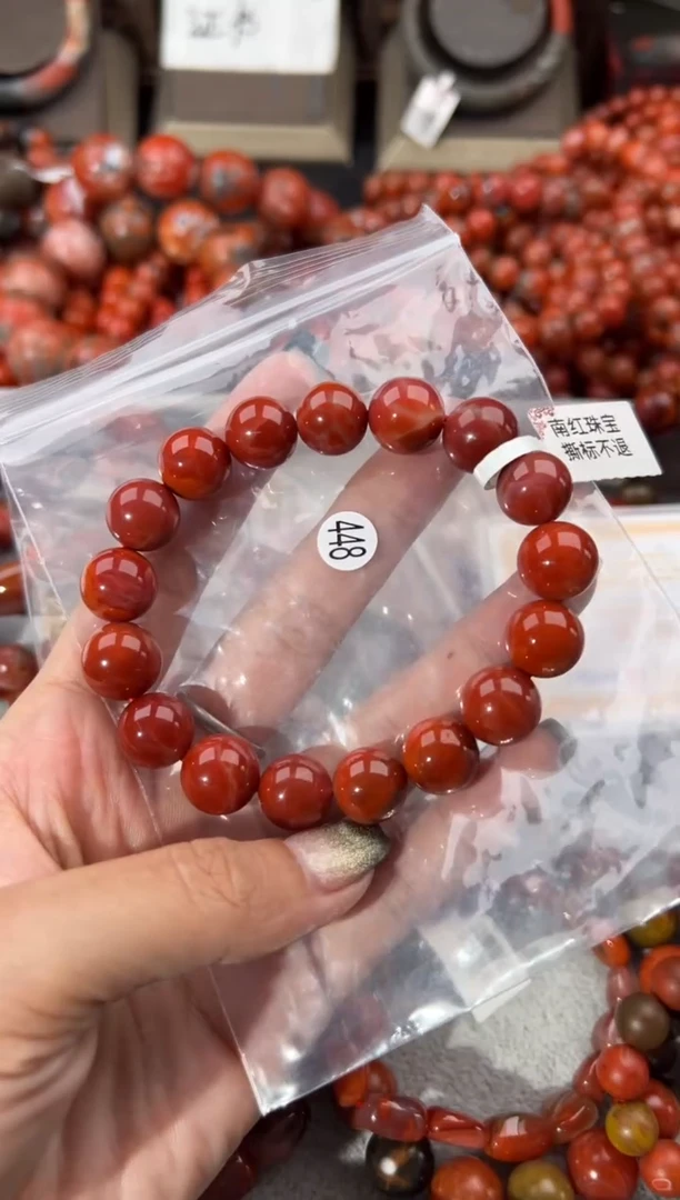 未镶嵌手串南红玛瑙12+
