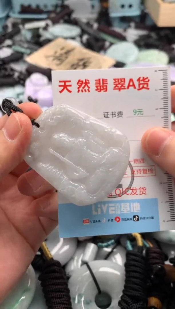 翡翠未镶嵌吊坠(不含链)1