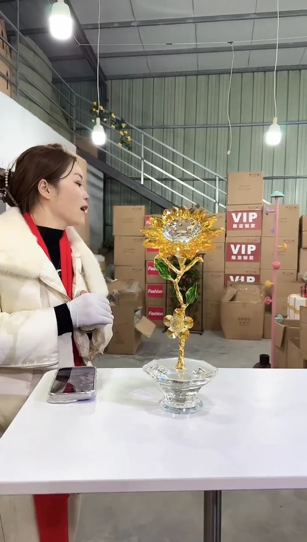 【闪购商品】无铅玻璃悠悠Q-花器-179早