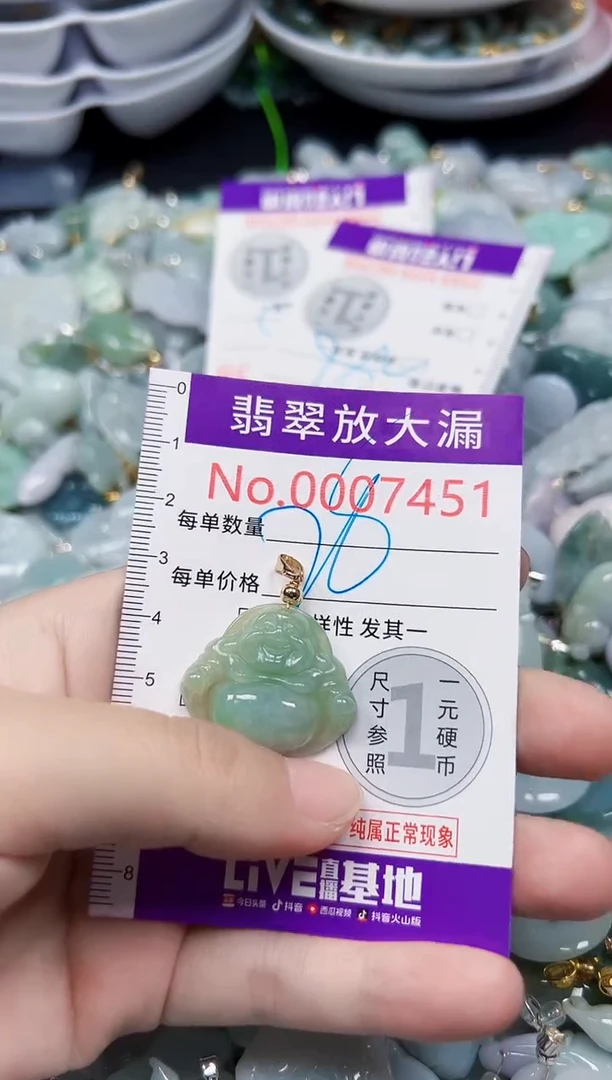 颈饰未镶嵌翡翠7451