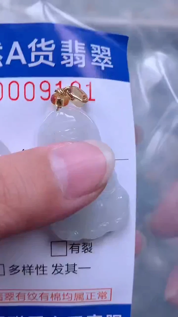 翡翠未镶嵌吊坠(不含链)1