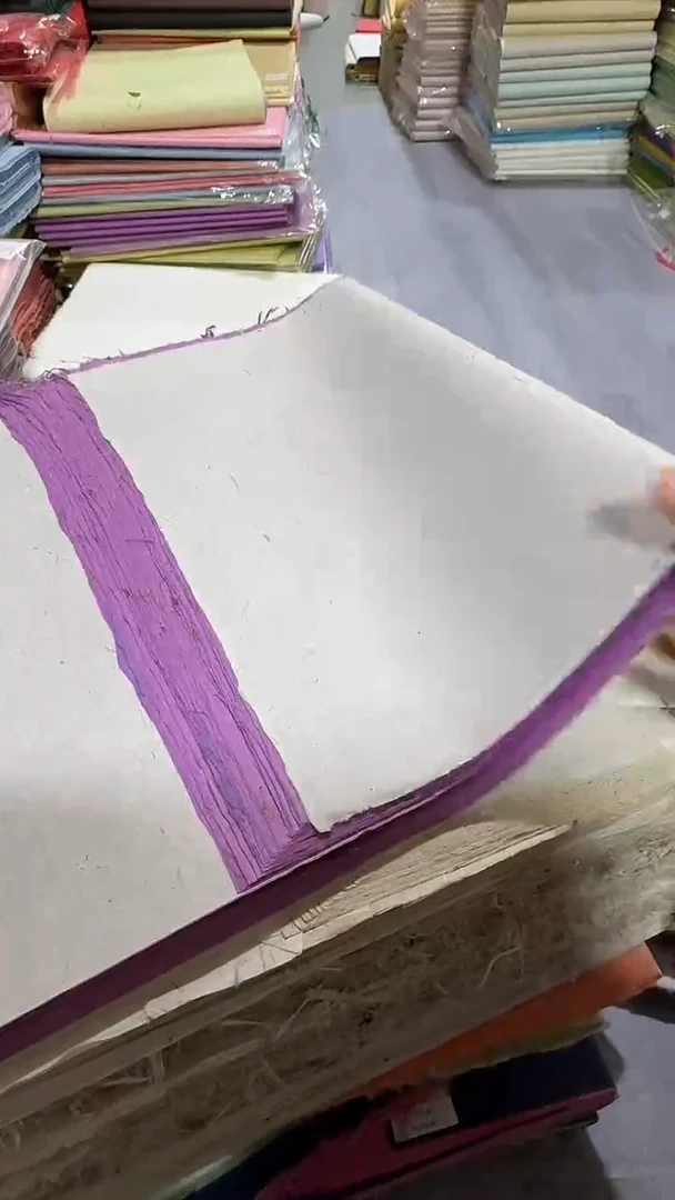 纯手工四尺对开50张红花雁楮清水云龙拍下挑颜色