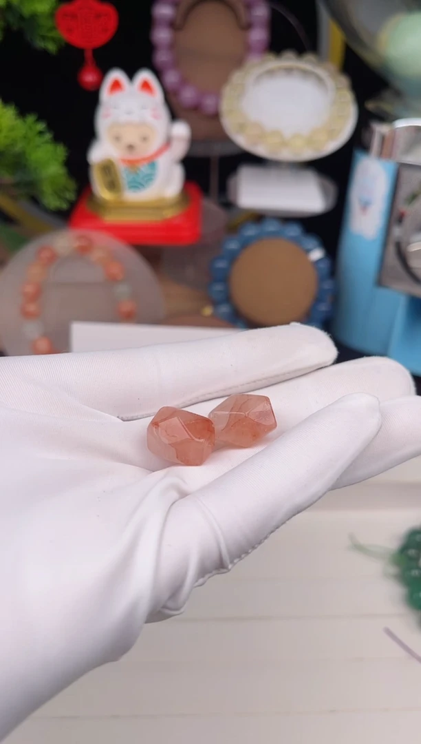 未镶嵌珠宝半成品水晶胶花 随形