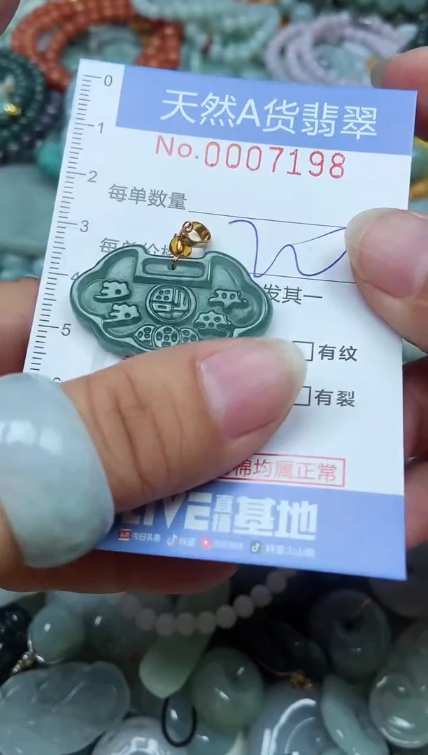 翡翠未镶嵌吊坠(不含链)翡翠