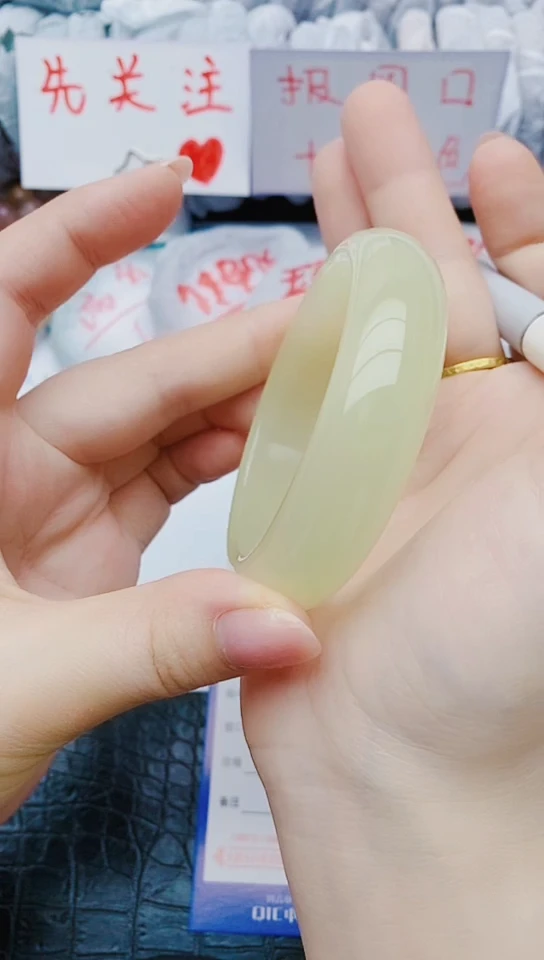 未镶嵌手镯石英质玉y77+57-58