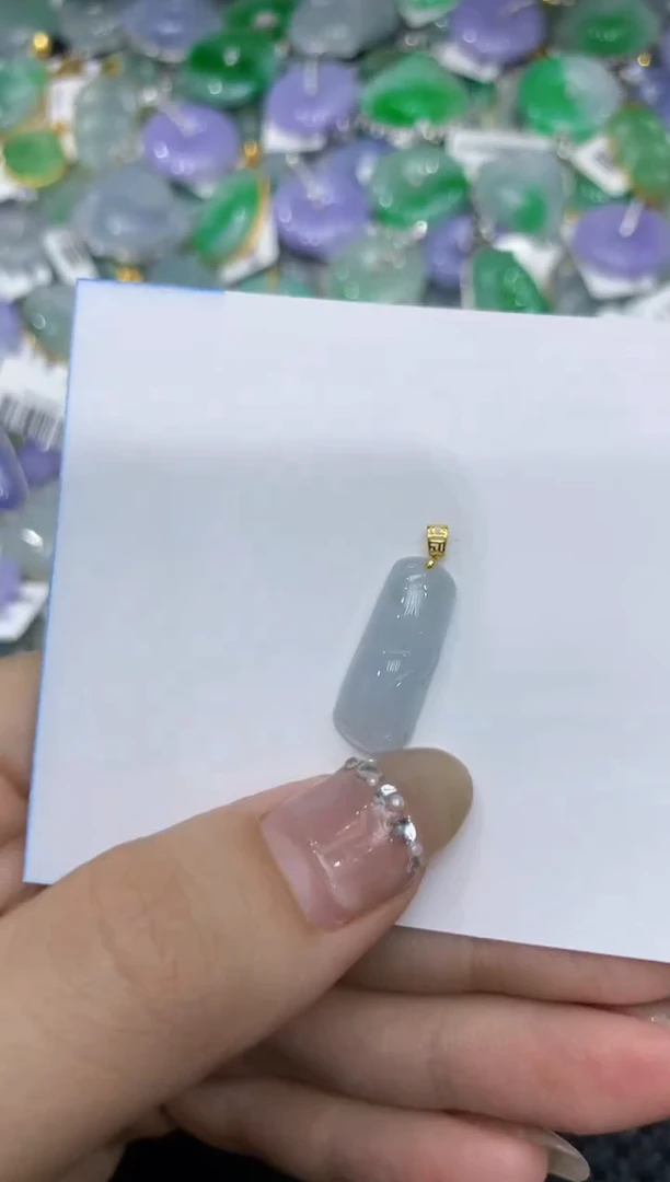 【闪购商品】翡翠颈饰18K金镶嵌222222222