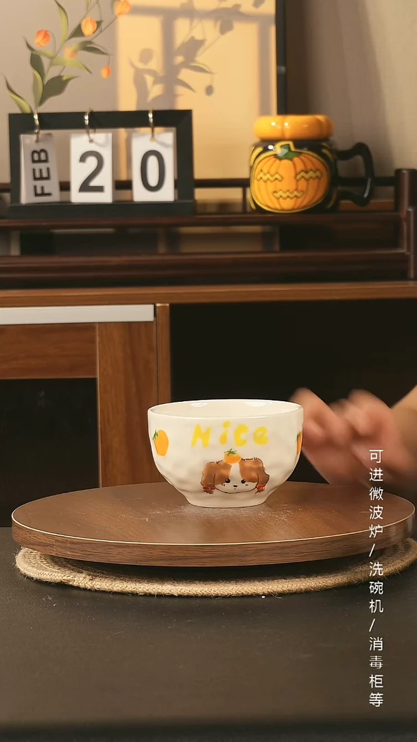 陶瓷景德镇高温釉下彩纯手绘创意瓷
