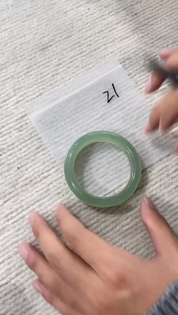 未镶嵌手镯石英质玉东陵玉高品质56圈口21号