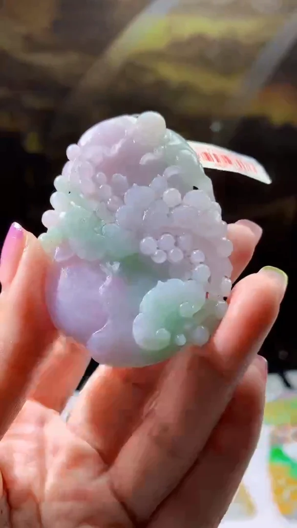 定制翡翠未镶嵌1085jj-毛货挂件39