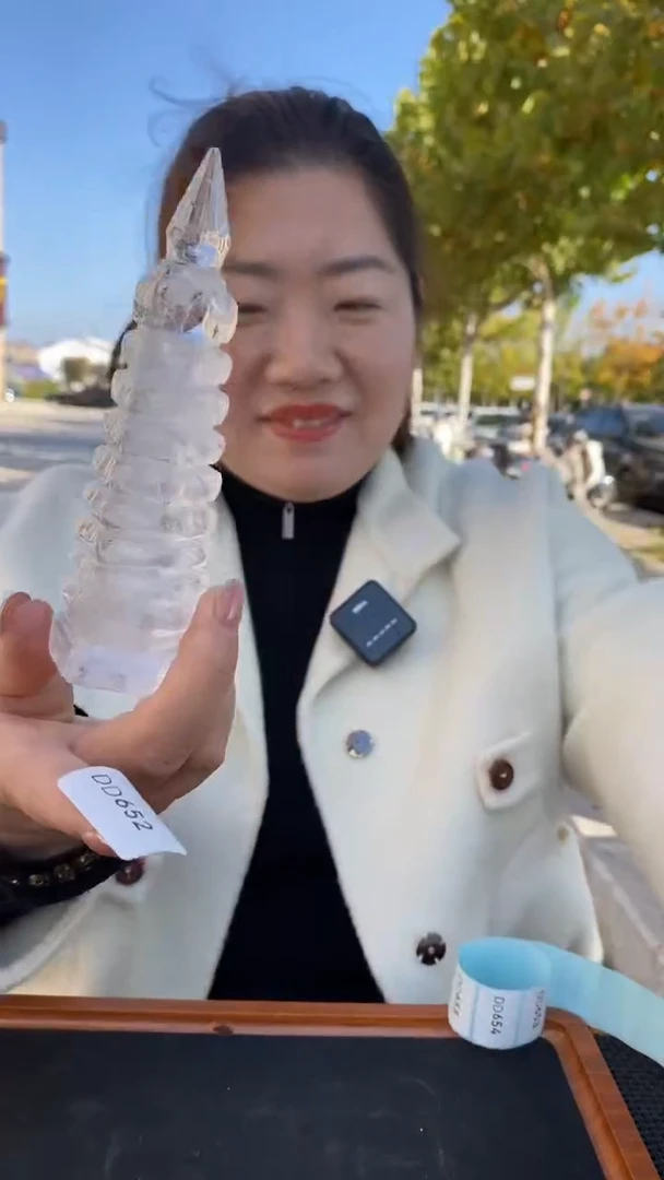 未镶嵌珠宝半成品水晶白水晶文昌塔D652