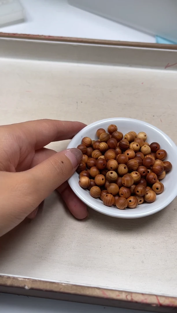 柏木（崖柏）散珠B1609 崖柏8mm 30颗8.8元