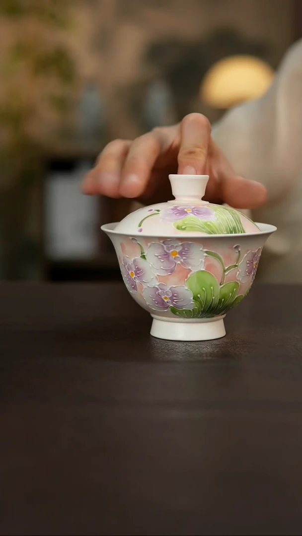 杯景德镇陶瓷杯碗柴烧多人