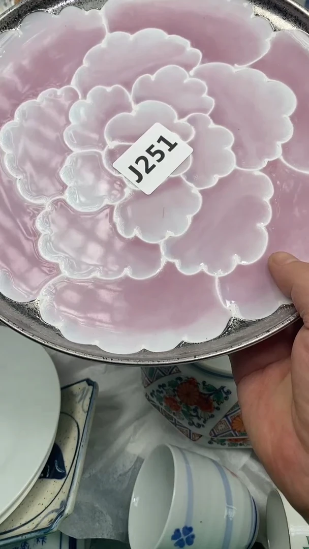 【闪购商品】瓷片251甜小兔甜小兔甜小兔后面粘银