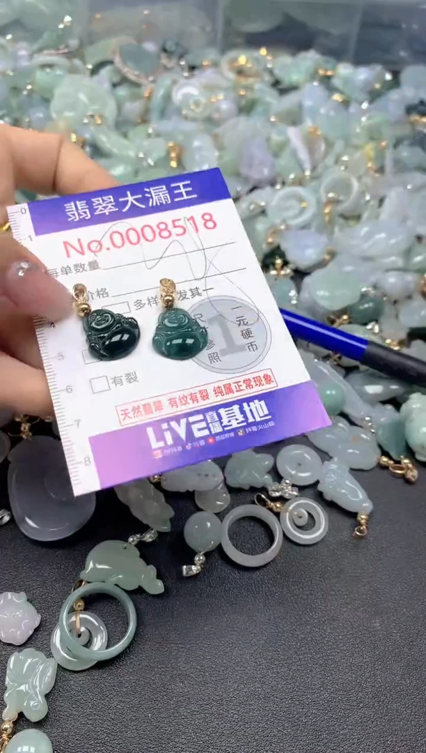 颈饰未镶嵌翡翠8518