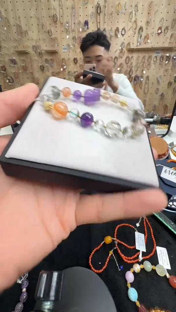 未镶嵌手链水晶村0232 约10mm