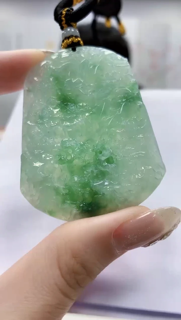 未镶嵌定制翡翠5060jw-毛货挂件47