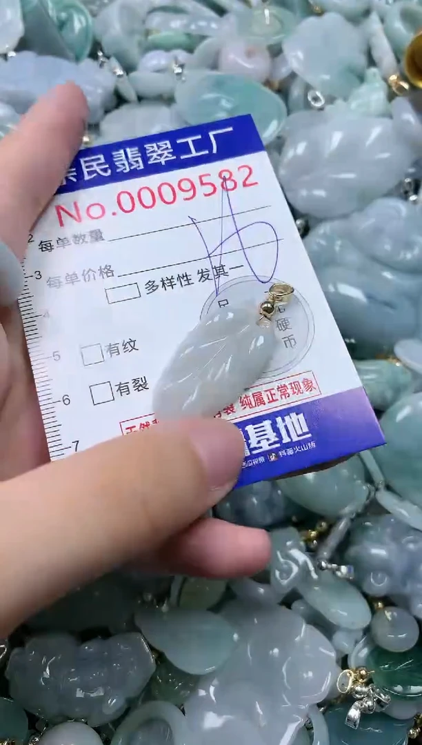 翡翠未镶嵌吊坠(不含链)9582