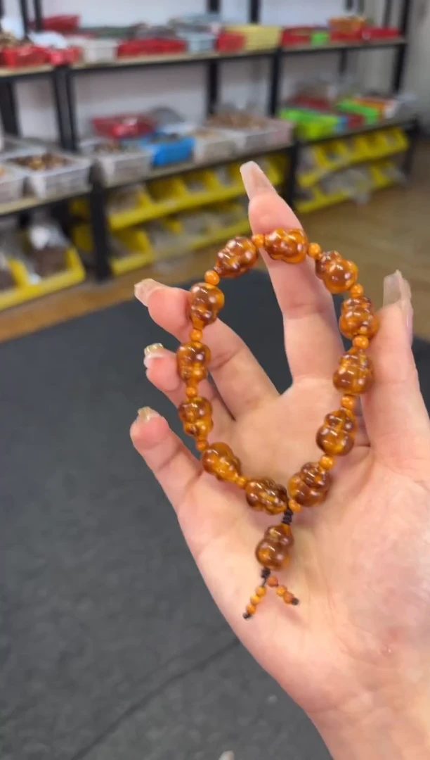 【闪购商品】菩提根/象牙果吊坠11mm紫金鼠葫芦手持