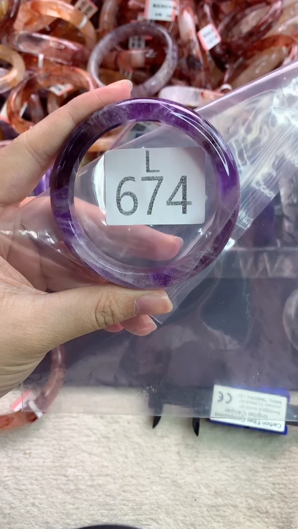 未镶嵌手镯水晶L674-56